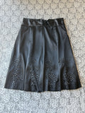 (XL) Y2K Satin A-Line Midi Skirt