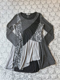 (M) Y2K Asymmetrical Patch Dress