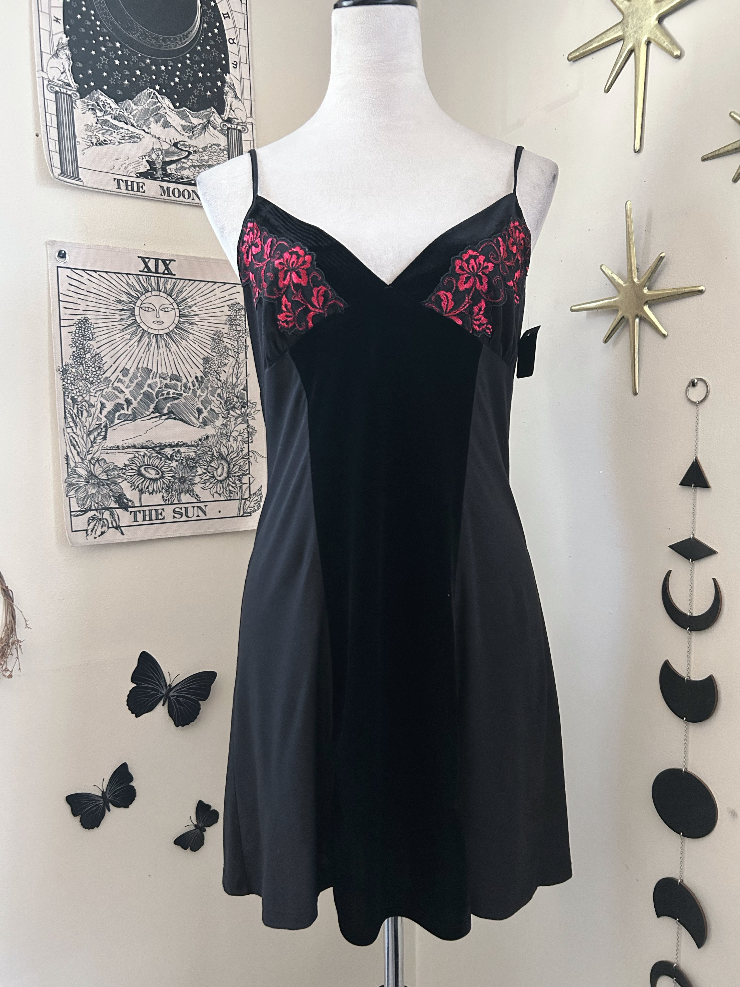 (M/L) Y2K Lingerie Slip Dress