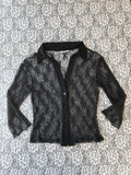 (S/M) Vintage 00's Sheer Button Blouse