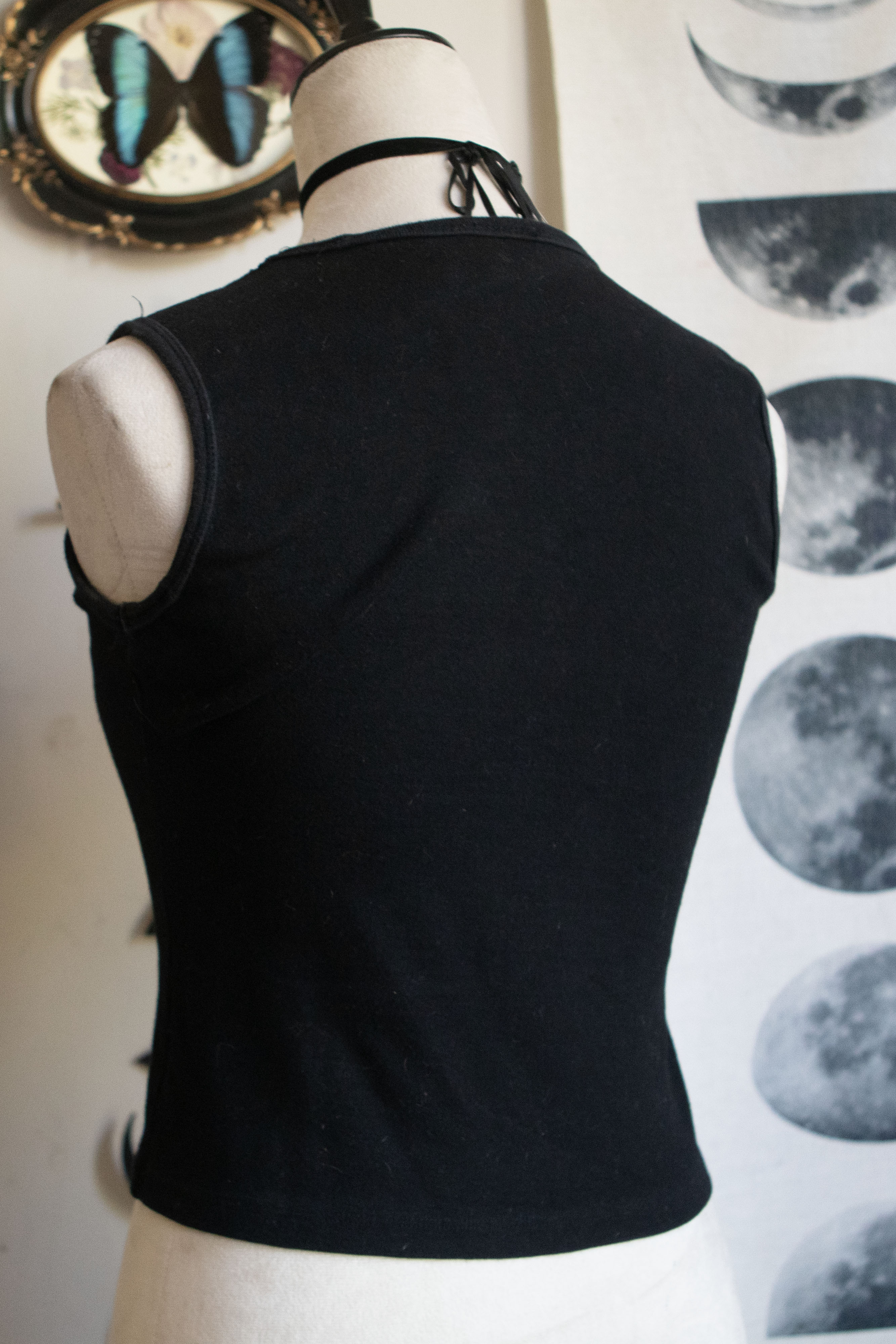 Vintage 90's Celestial Abstract Sun Baby Tee