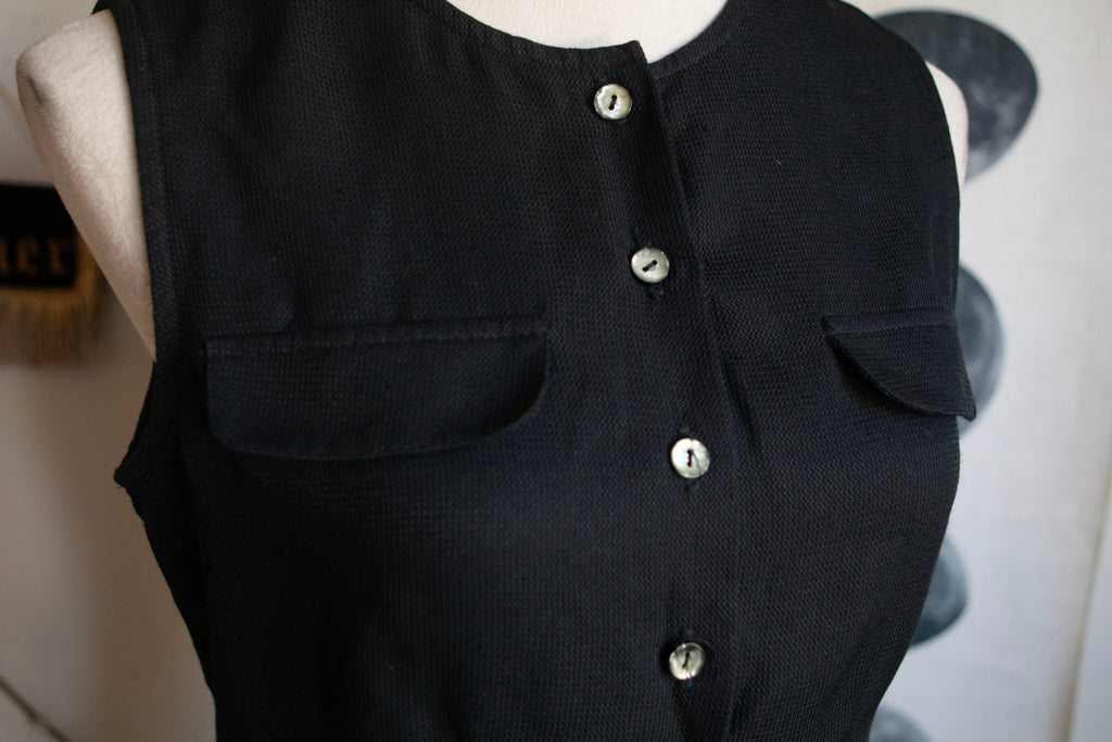 Vintage Late 90's Buttoned Vest Top