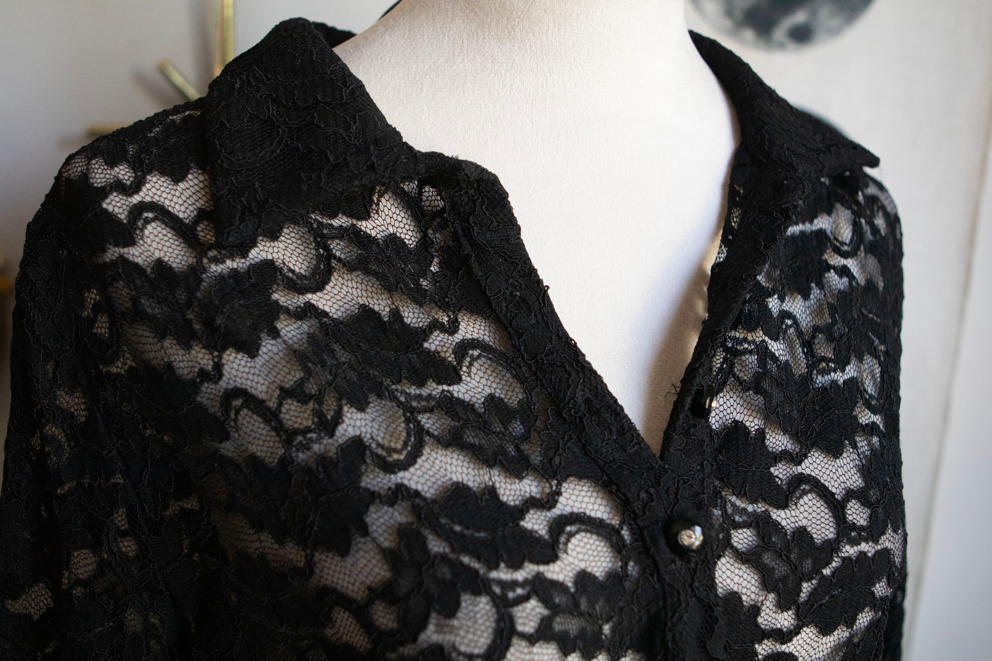 Y2K Lace Long Sleeve Top