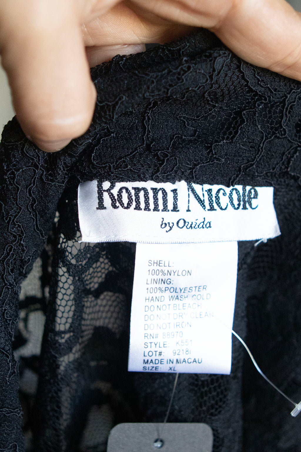 Y2K Lace Long Sleeve Top