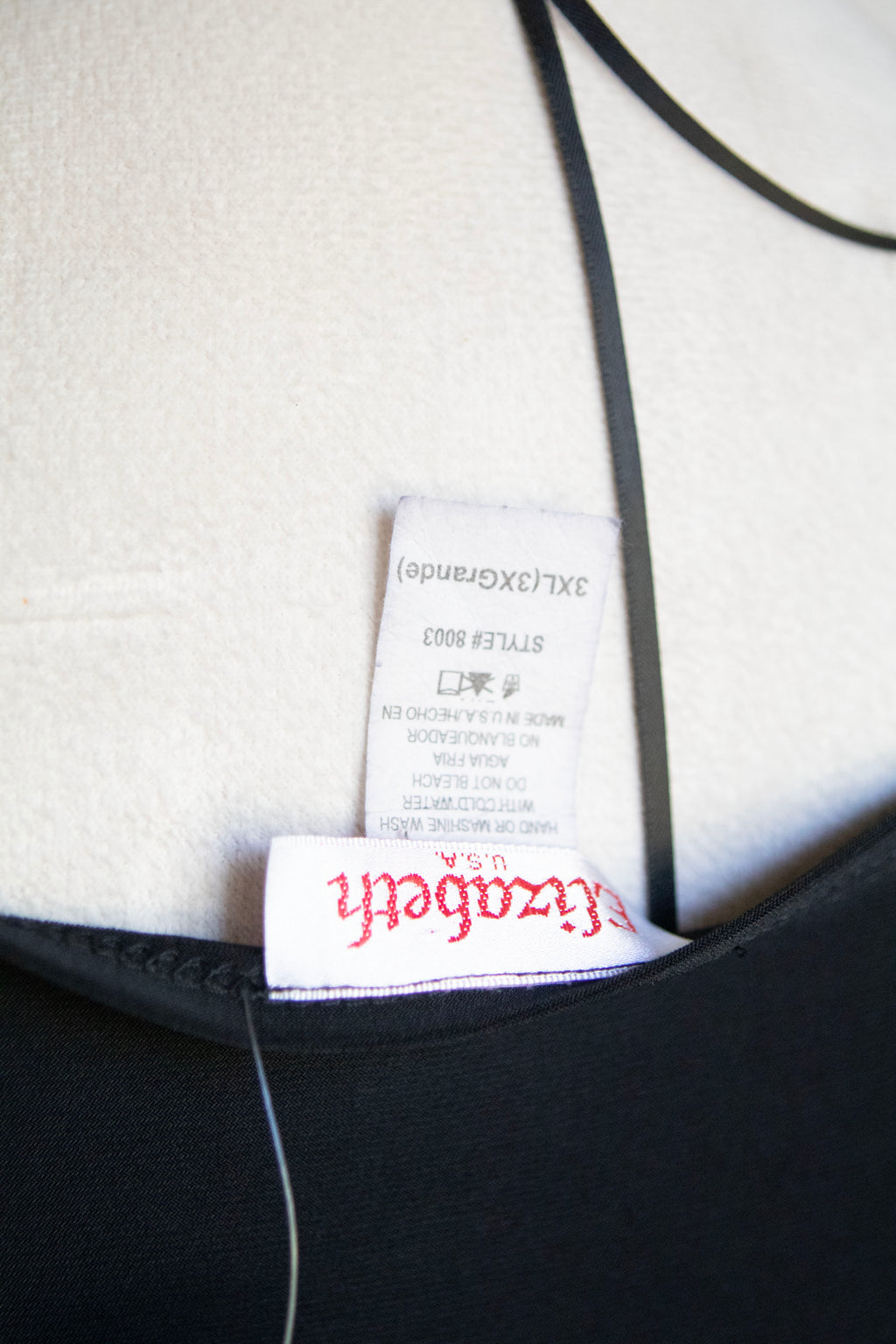 Vintage 00's Beaded Black Top