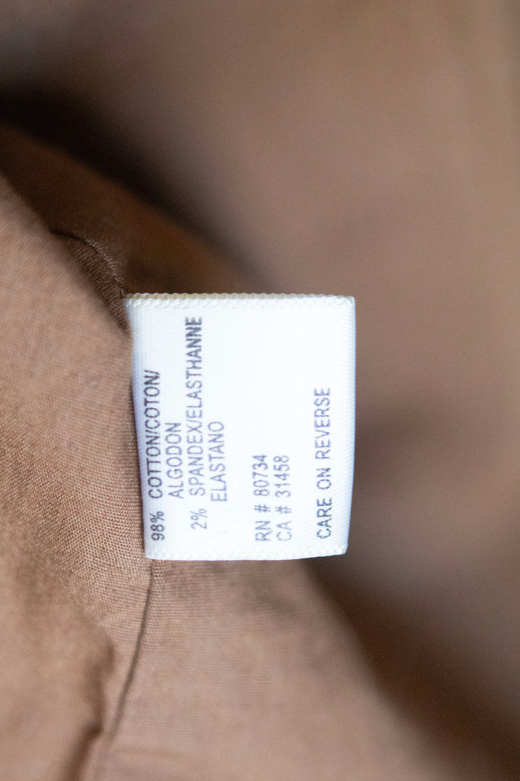 Y2K Tan Fitted Blazer-Style Jacket W/ Flare Sleeves
