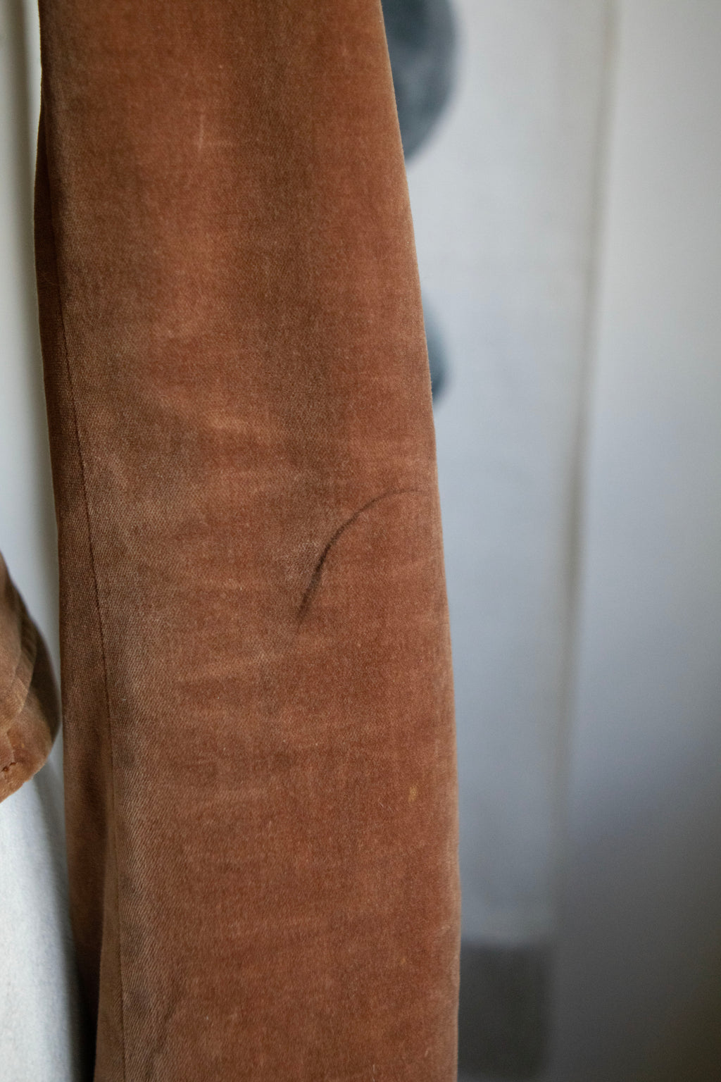Y2K Tan Fitted Blazer-Style Jacket W/ Flare Sleeves