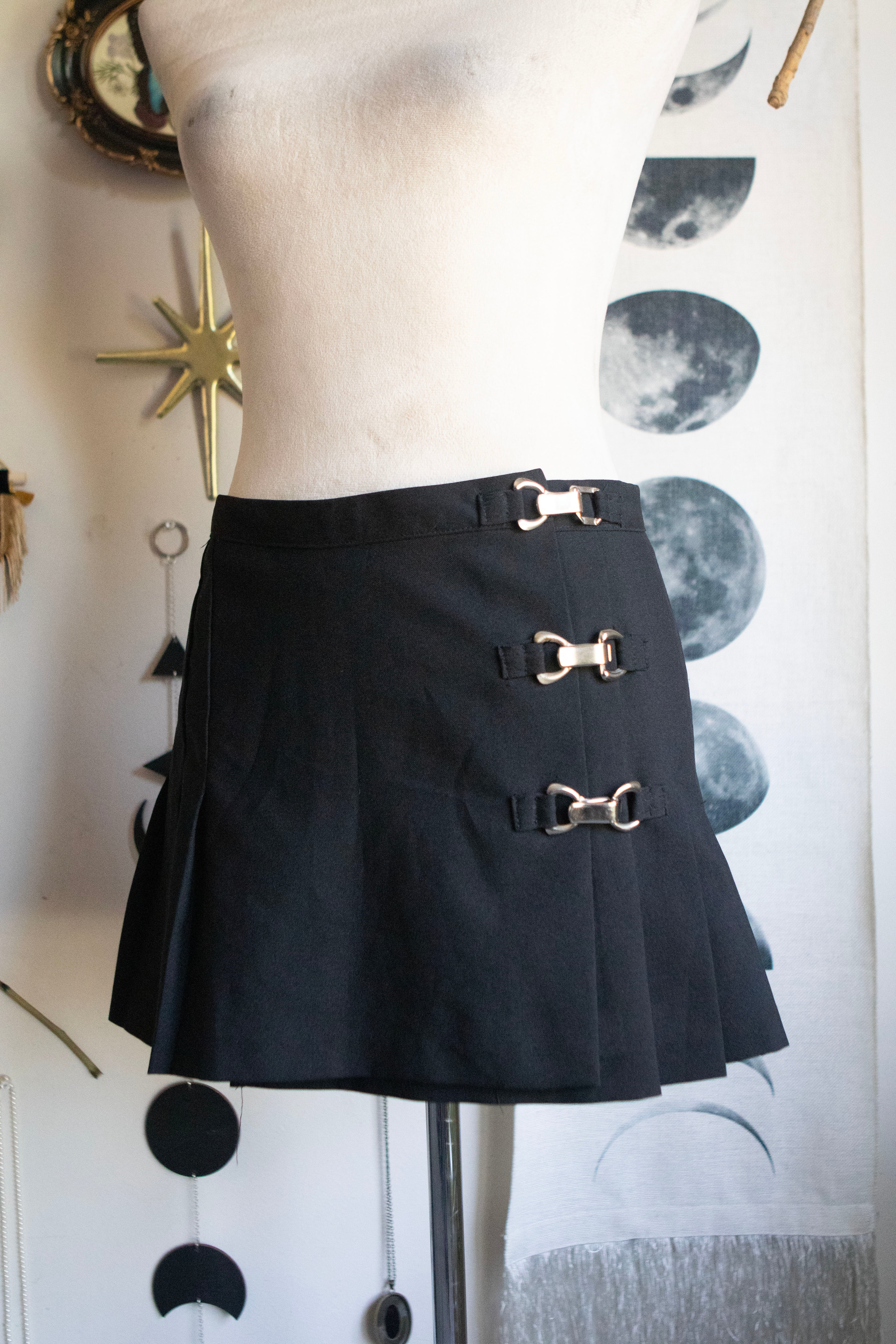 Vintage 00's Pleaded Mini Skirt